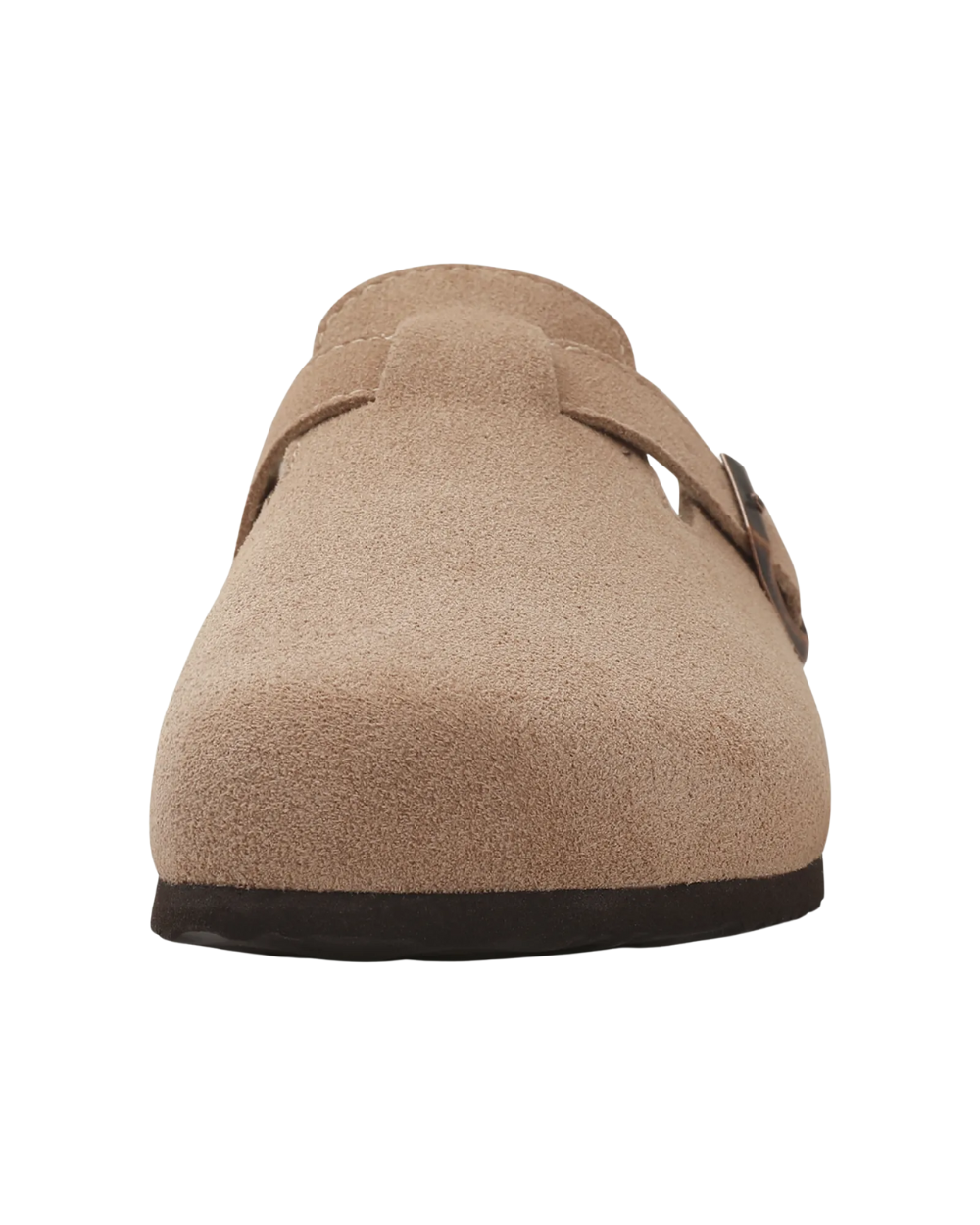 Zoccoli Oxford in pelle scamosciata
