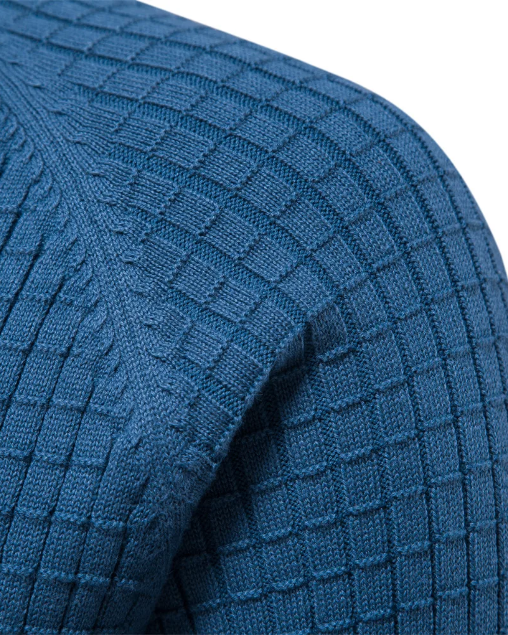 Maglione da uomo con motivo a griglia