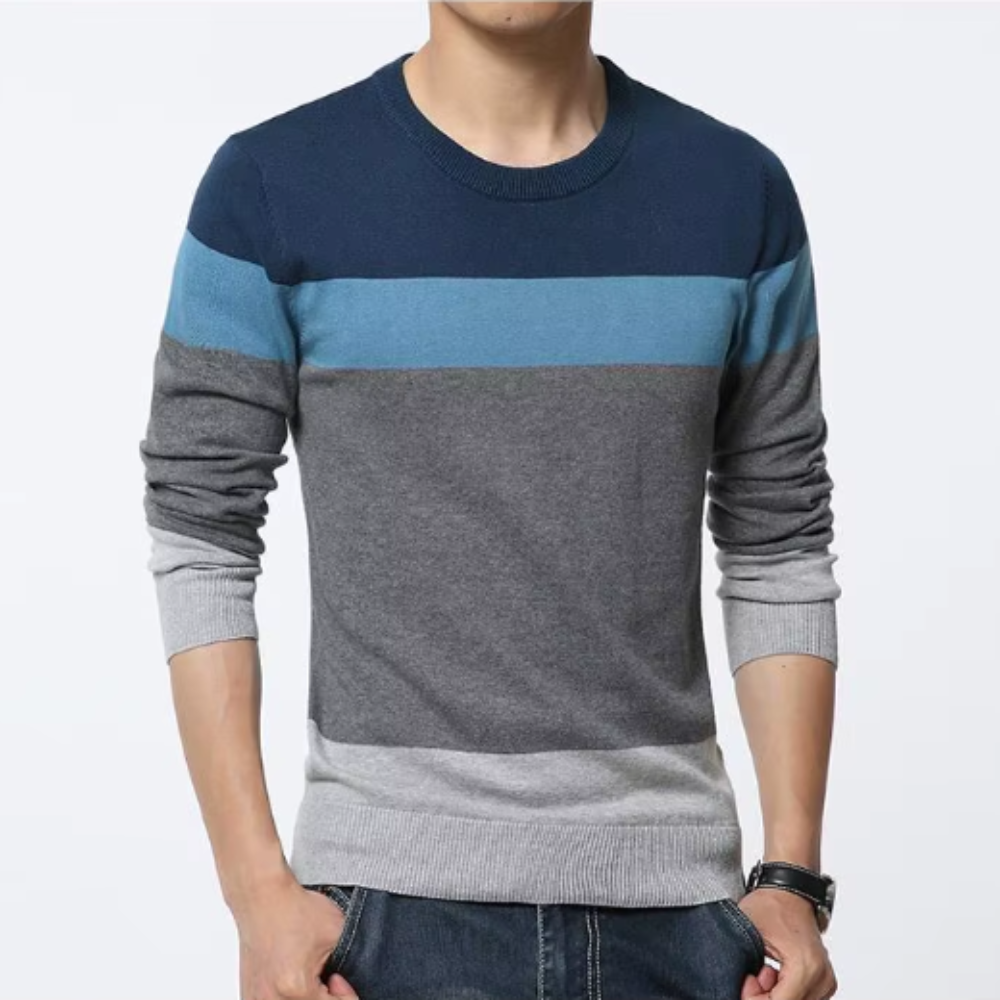 Maglione da uomo in cotone casual