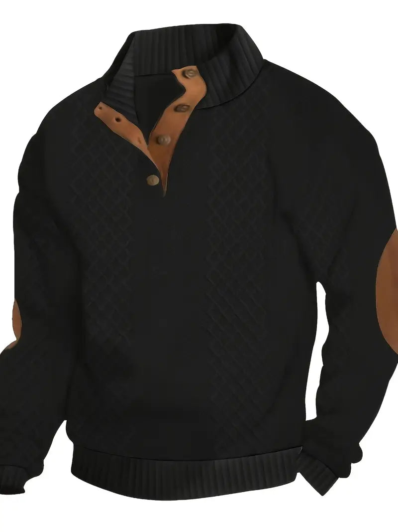 Maglione con bottoni eleganti
