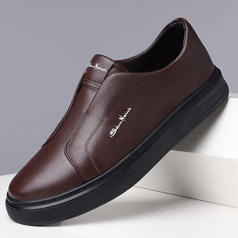 Scarpe slip-on in pelle