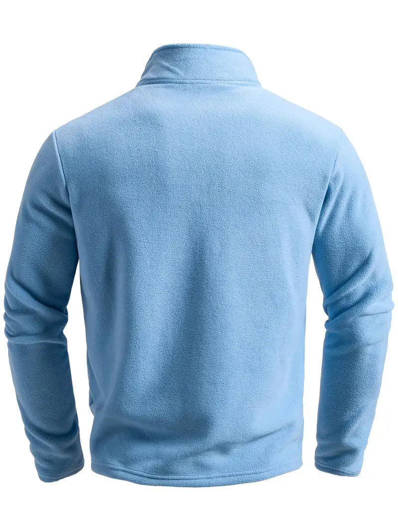 Maglione con zip a maniche lunghe