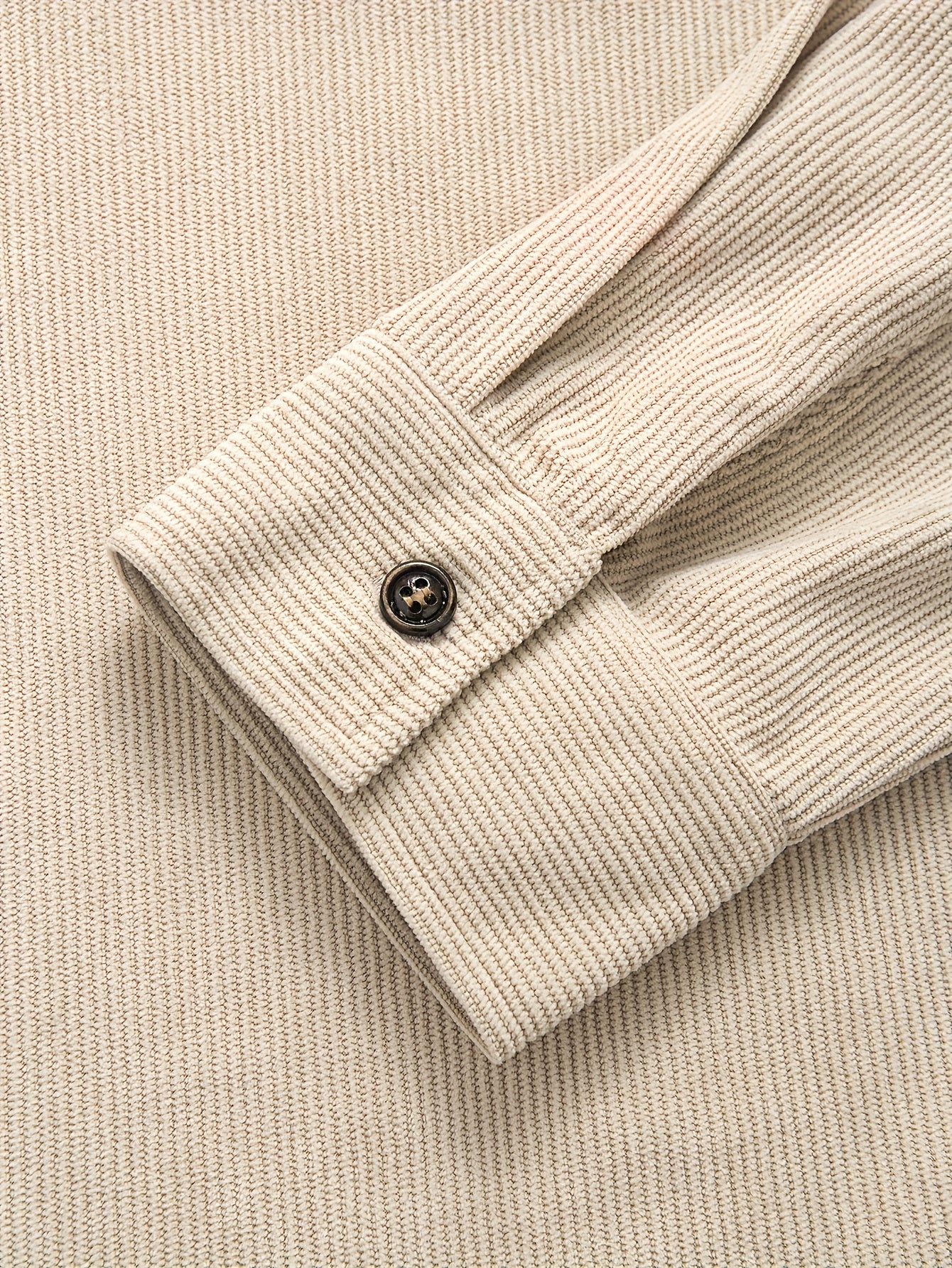 Cardigan casual in velluto a coste