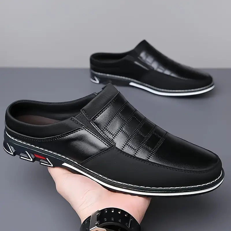 Mules in pelle