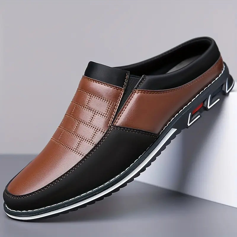 Mules in pelle