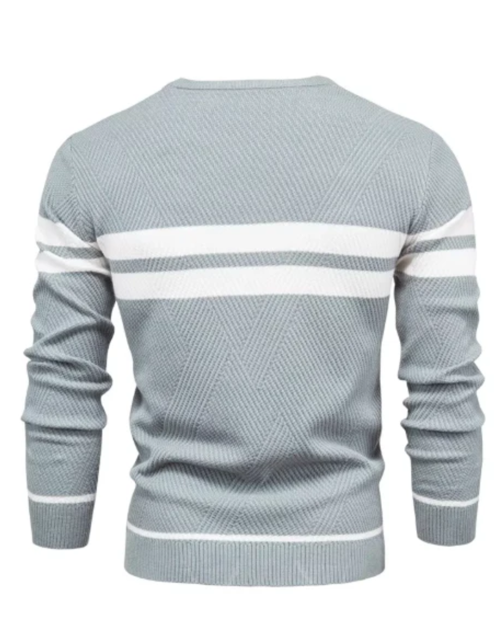Maglione da uomo alla moda con strisce