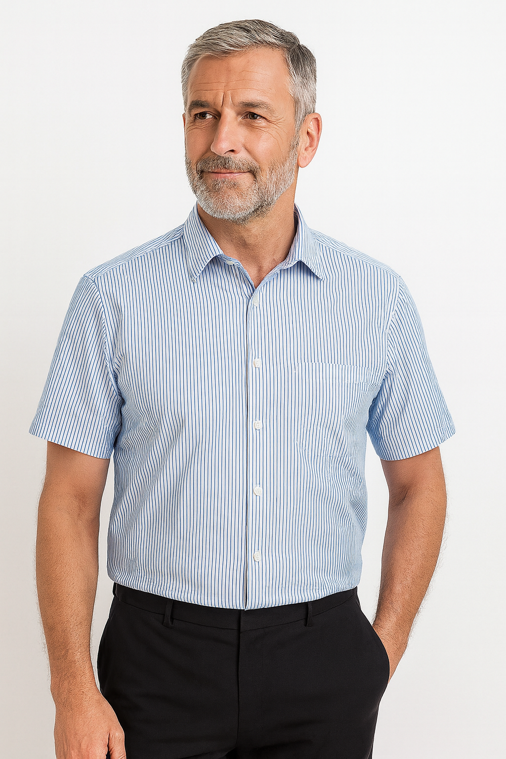 Camicia da lavoro a maniche corte