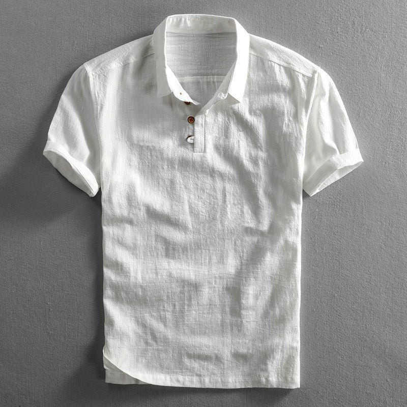 Polo in lino San Julian