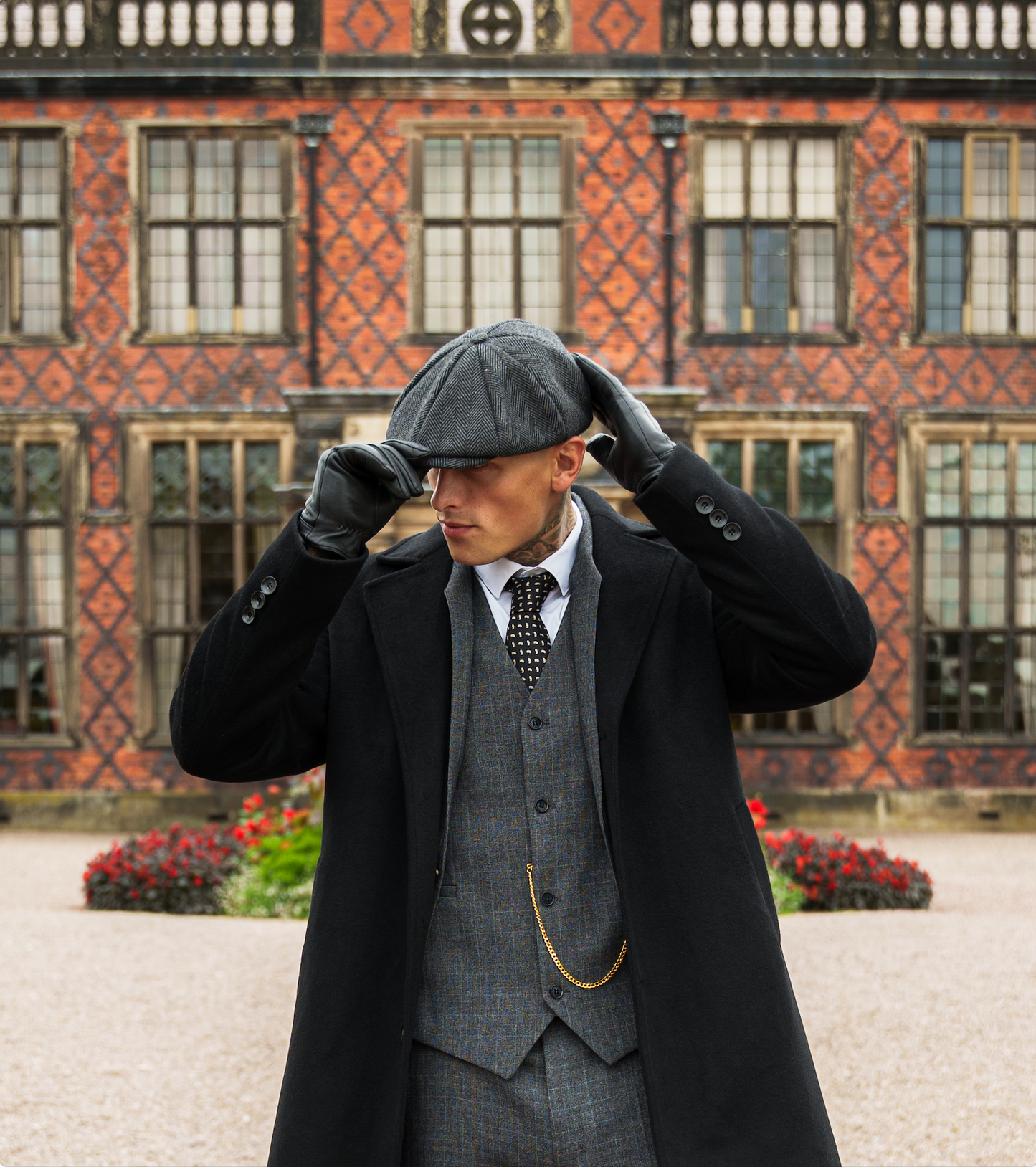 Guanti eleganti in pelle