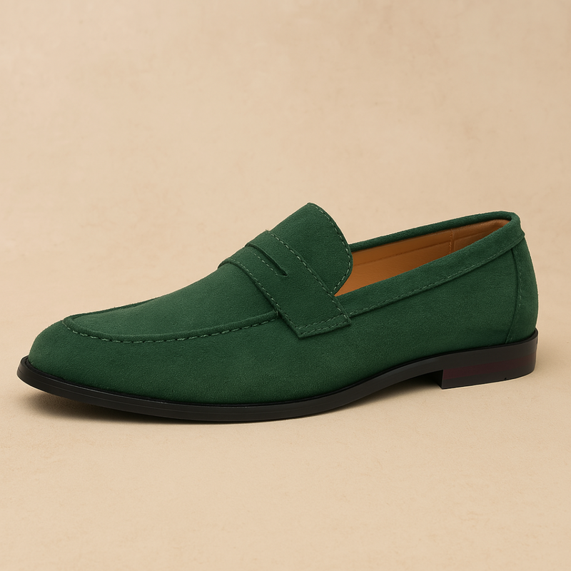 Penny Loafers in pelle scamosciata Old Money