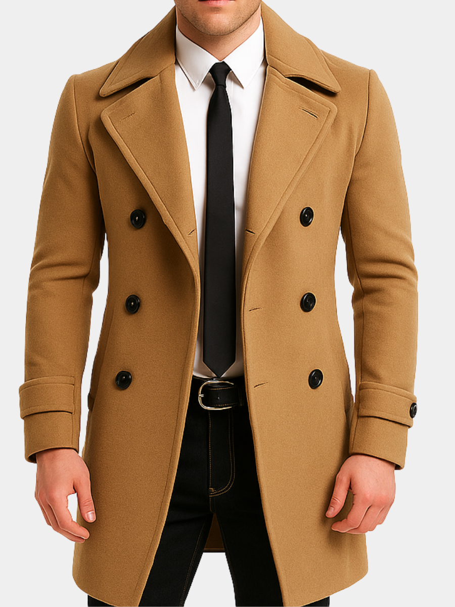 Elegante trench lungo