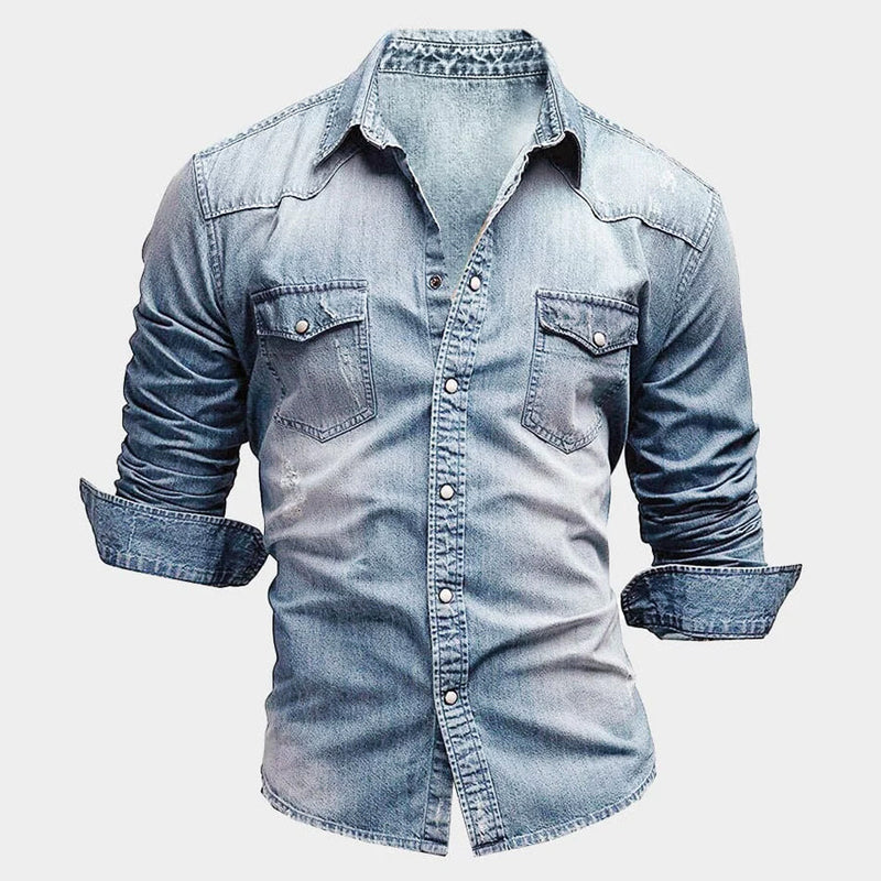 Camicia elegante in denim