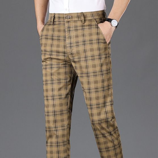 Pantaloni business a quadri
