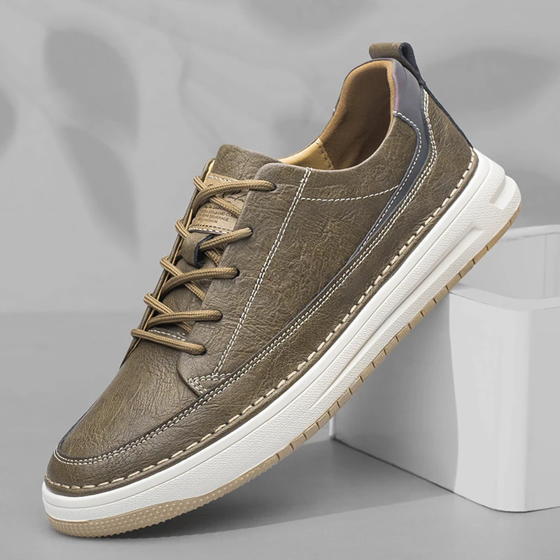 Sneakers classiche in pelle