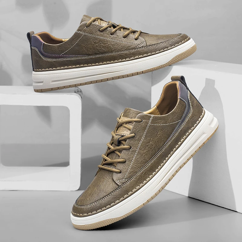 Sneakers classiche in pelle