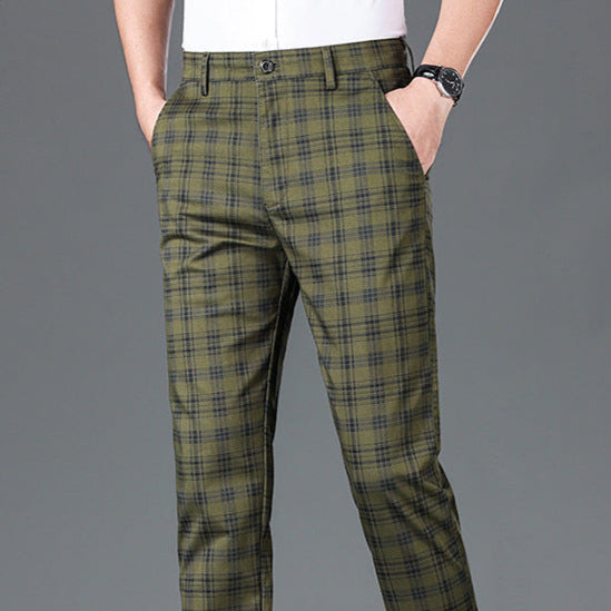 Pantaloni business a quadri