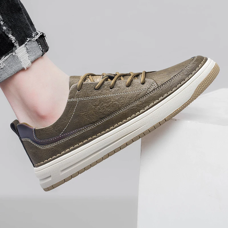 Sneakers classiche in pelle