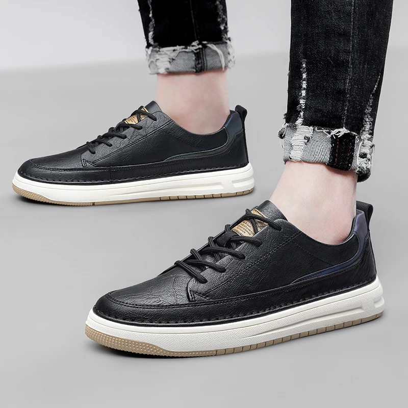 Sneakers classiche in pelle