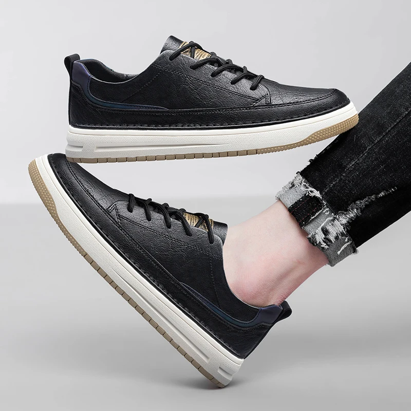 Sneakers classiche in pelle