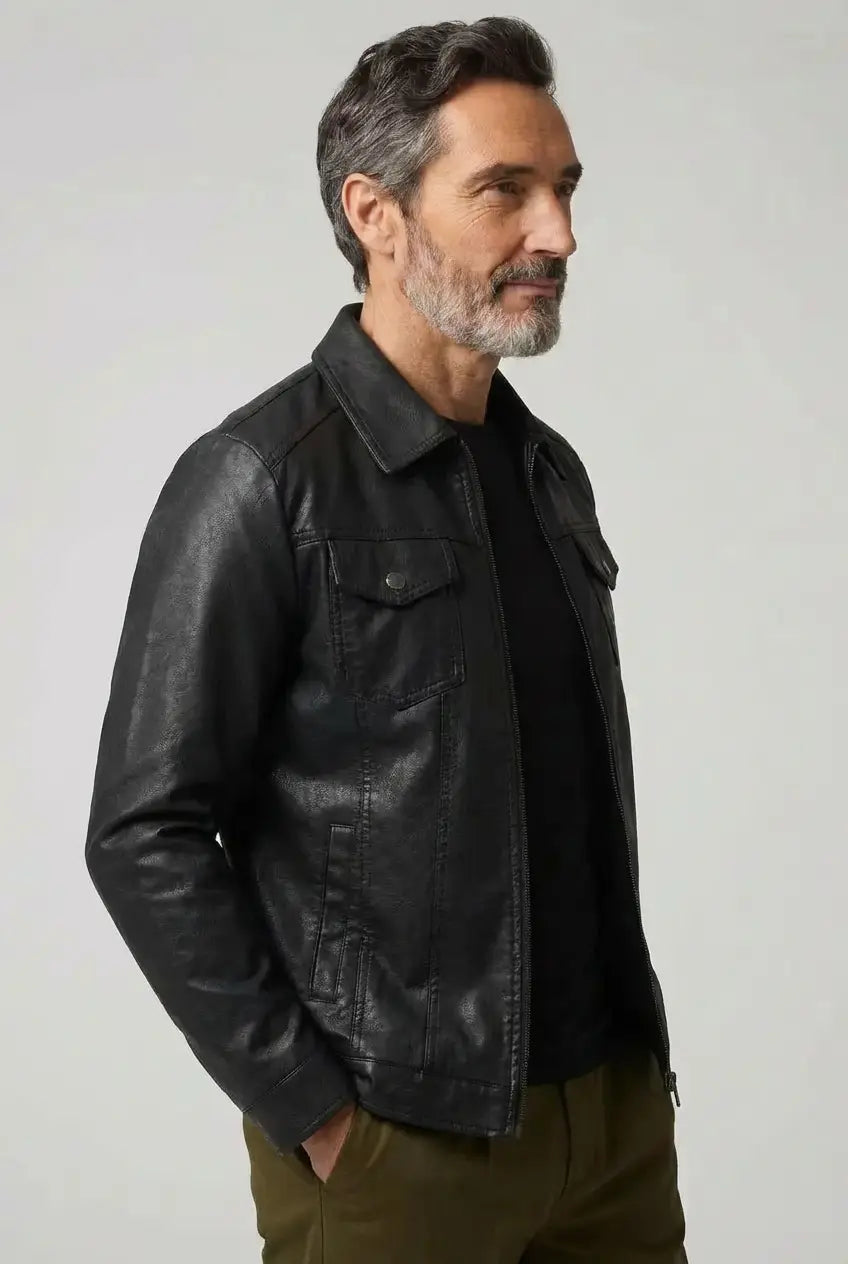 Givalli - Giacca di pelle elegante