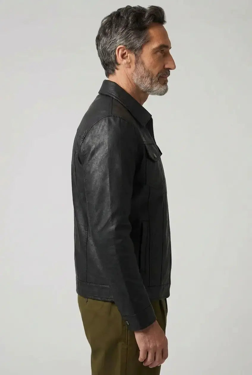 Givalli - Giacca di pelle elegante