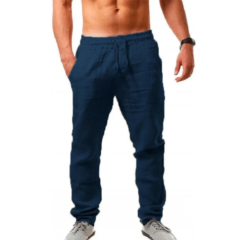 Pantaloni di lino traspiranti