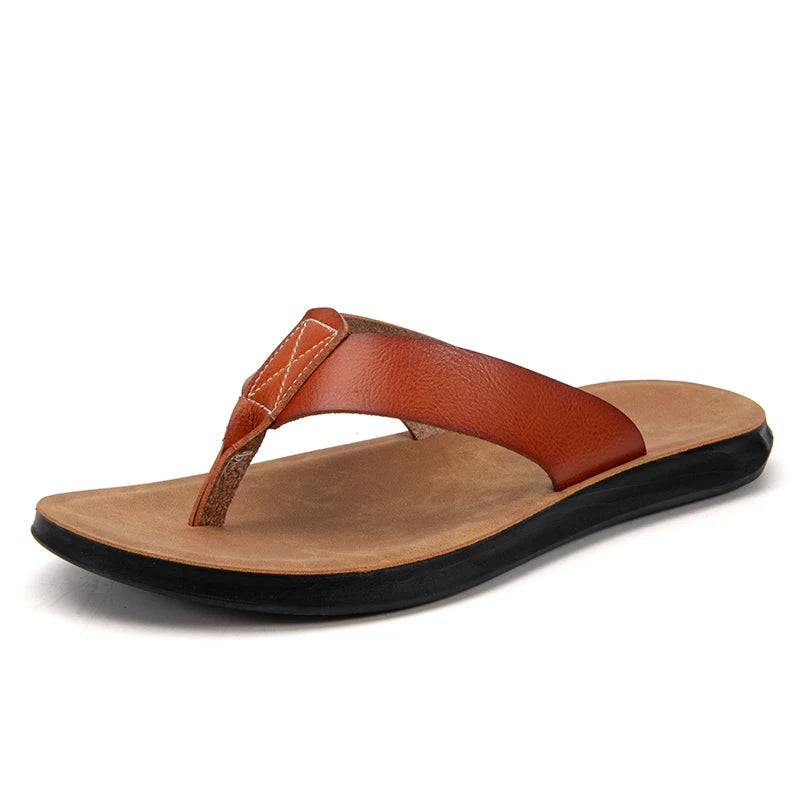 Sandali casual in pelle