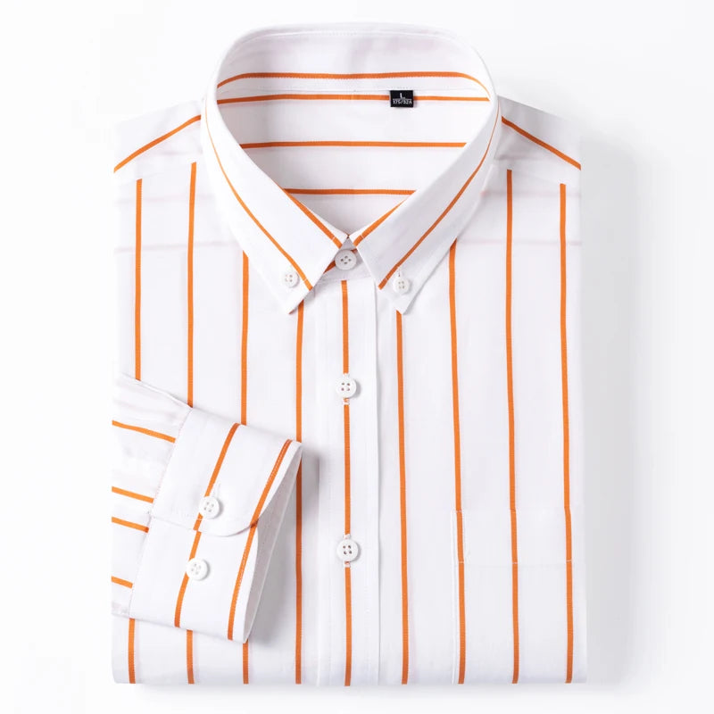 Camicia elegante in cotone a righe