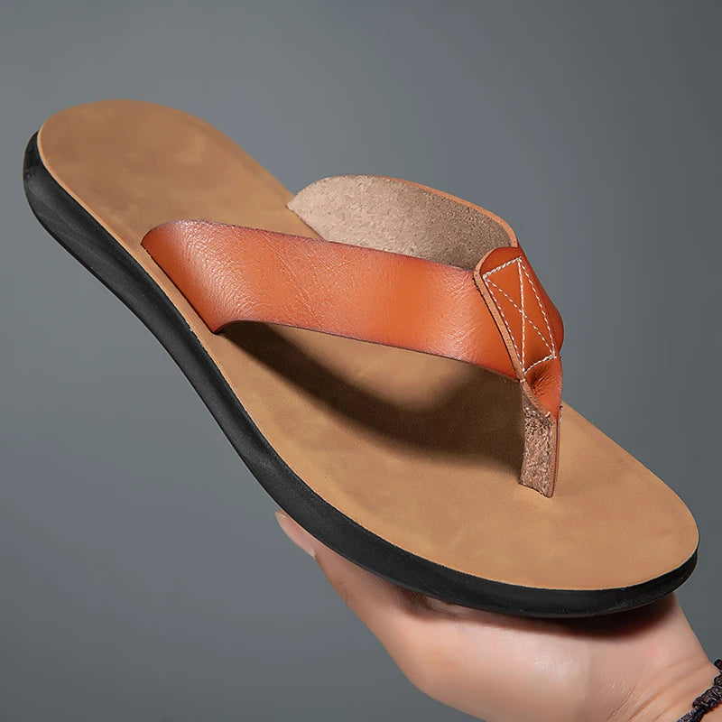 Sandali casual in pelle