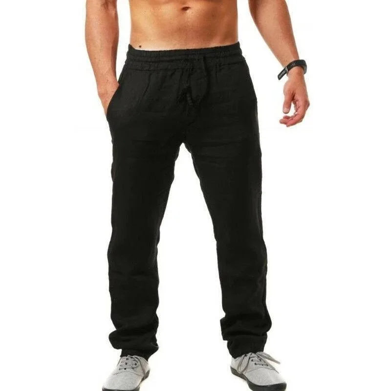 Pantaloni di lino traspiranti