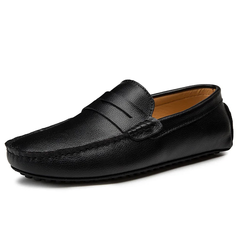 Mocassini estivi in pelle casual
