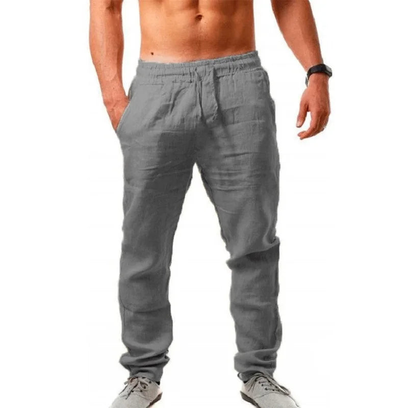 Pantaloni di lino traspiranti