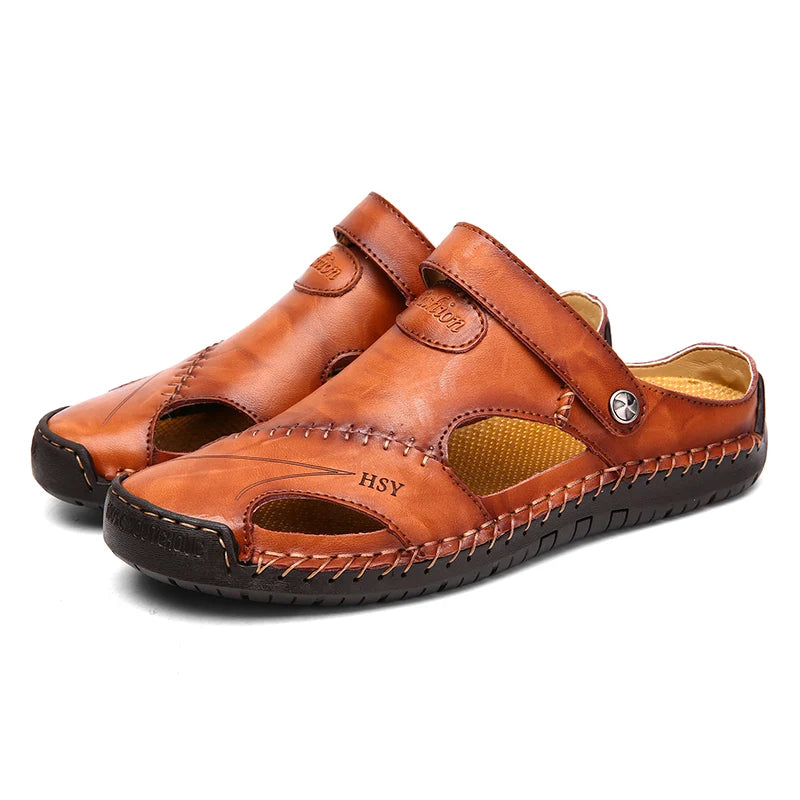 Sandali classici in pelle