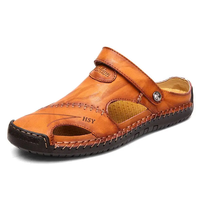 Sandali classici in pelle