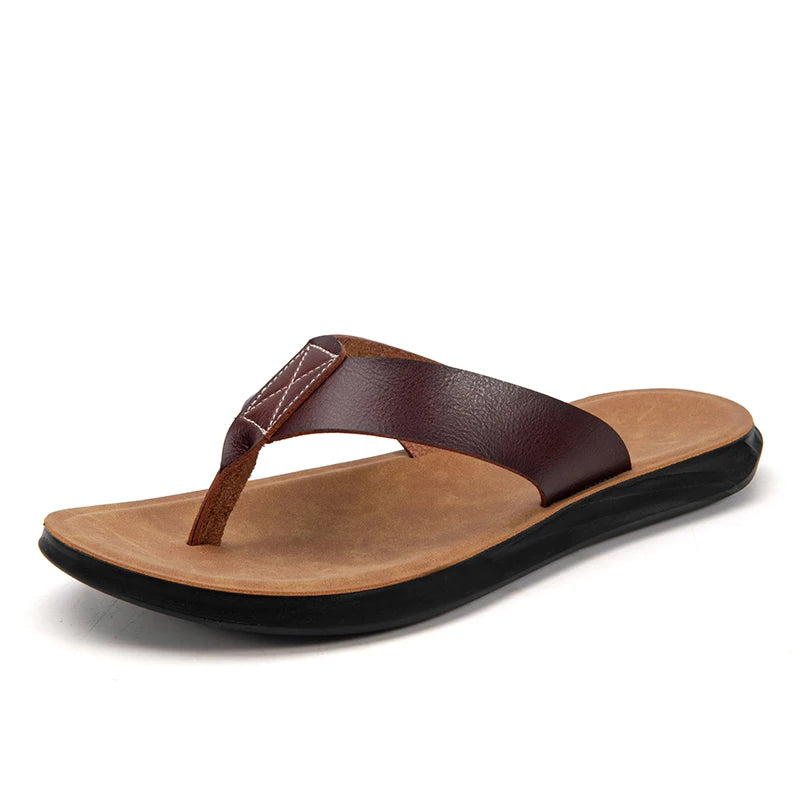 Sandali casual in pelle