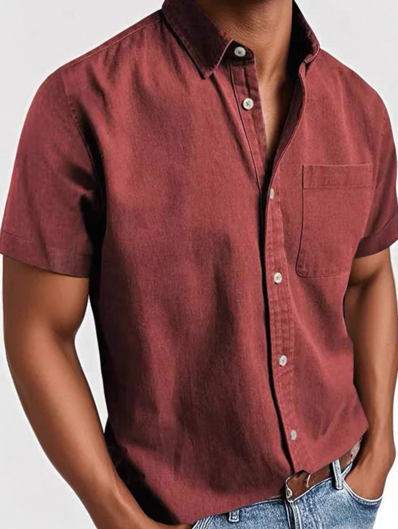 Camicia elegante a maniche corte