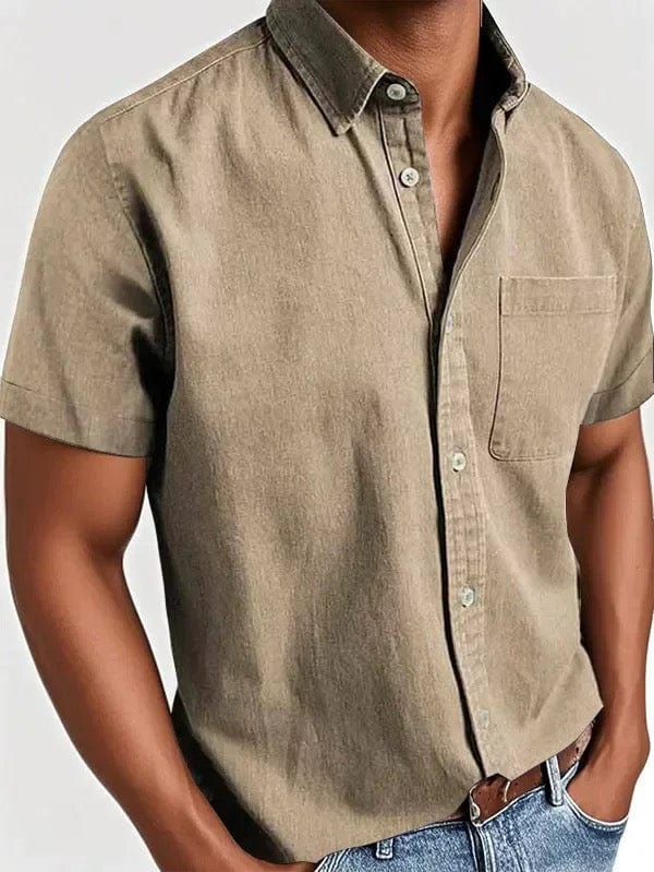 Camicia elegante a maniche corte