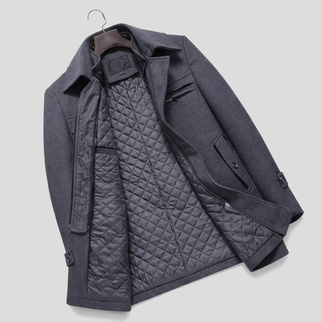 Elegante cappotto in lana