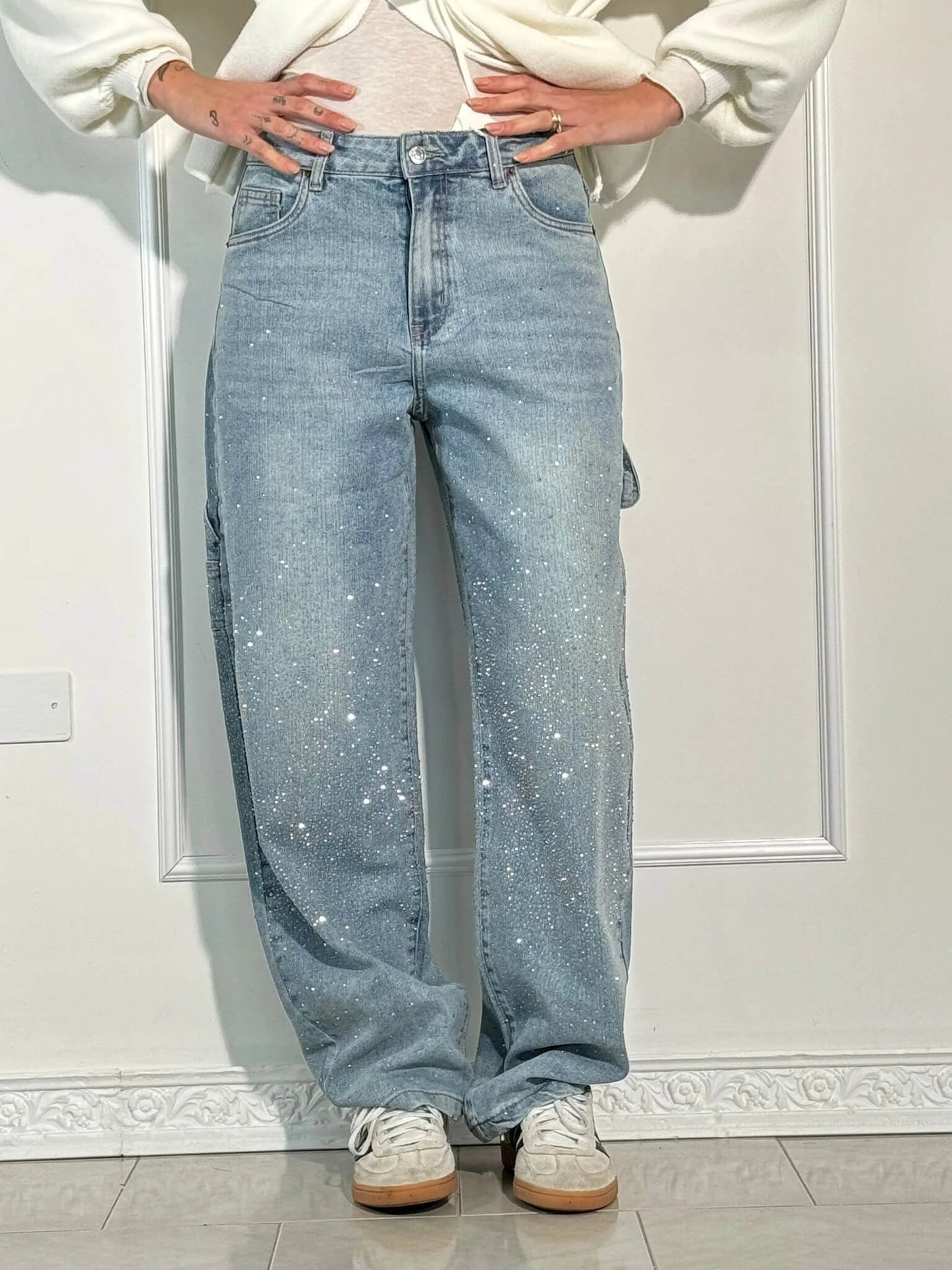 Jeans eleganti e glamour