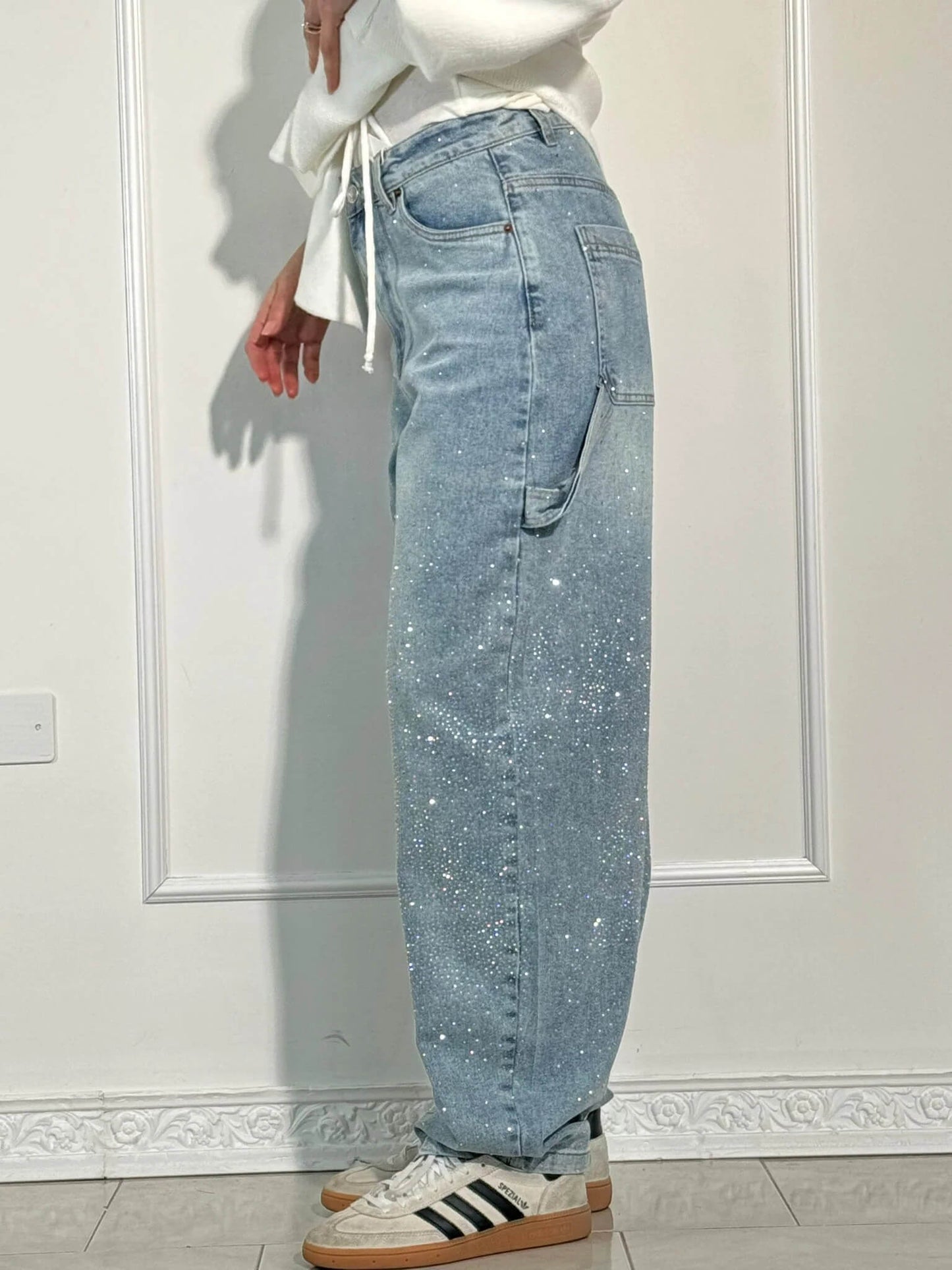 Jeans eleganti e glamour