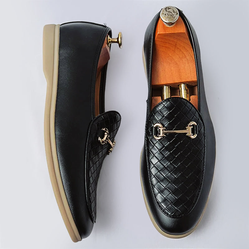 Mocassini chic da uomo in pelle