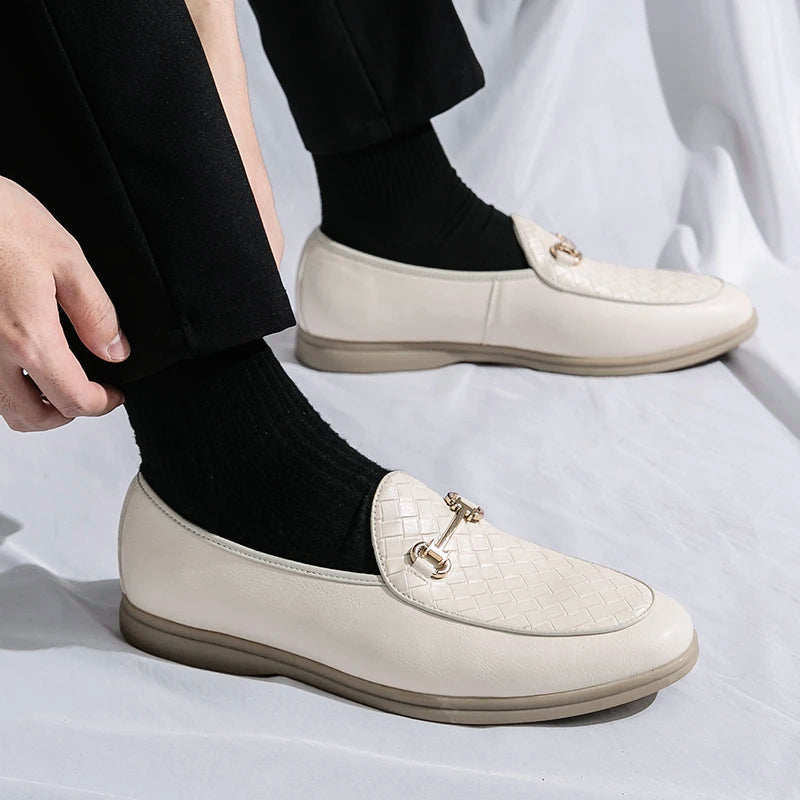 Mocassini chic da uomo in pelle