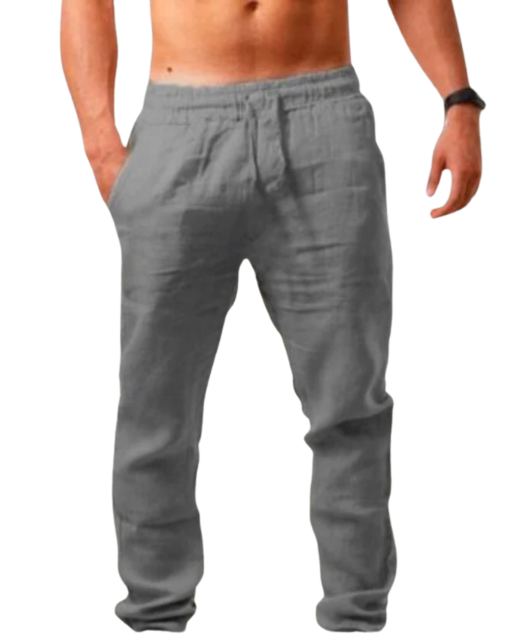 Pantaloni in lino Cabo