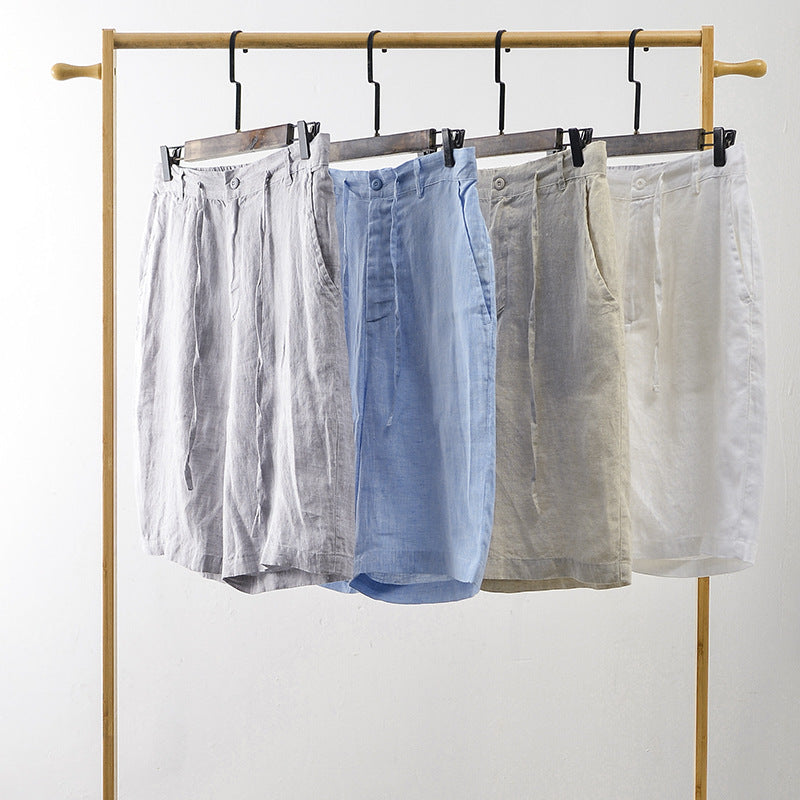 Pantaloncini di lino di alta qualità