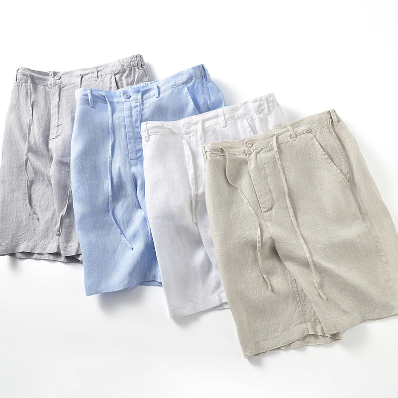 Pantaloncini di lino di alta qualità