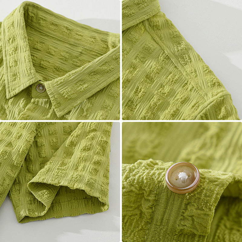 Camicia casual con texture