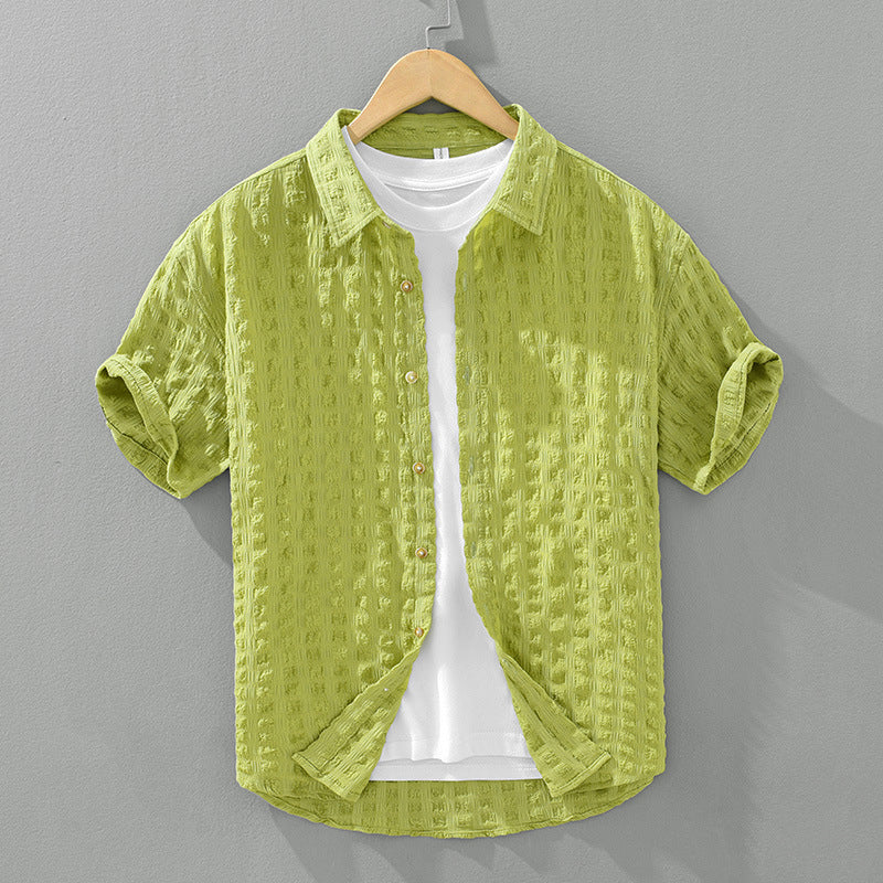 Camicia casual con texture