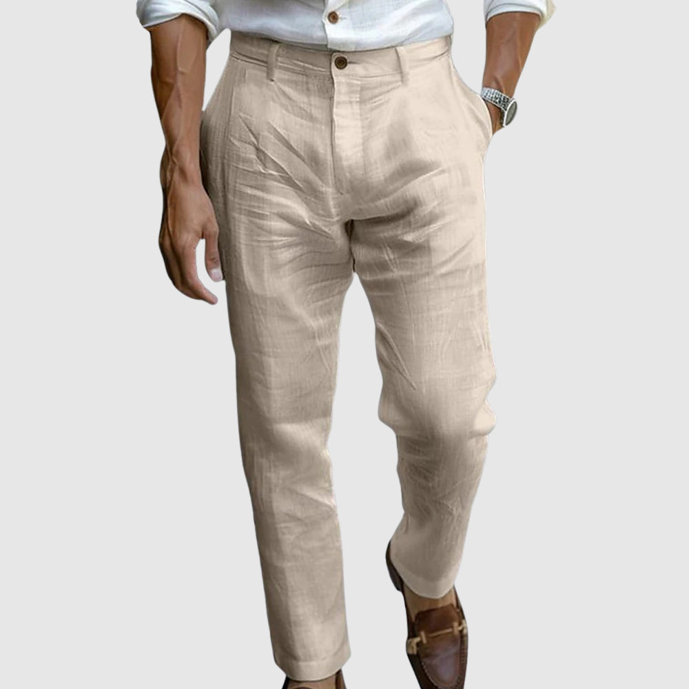 Saint - Tropez - Pantaloni di lino chic