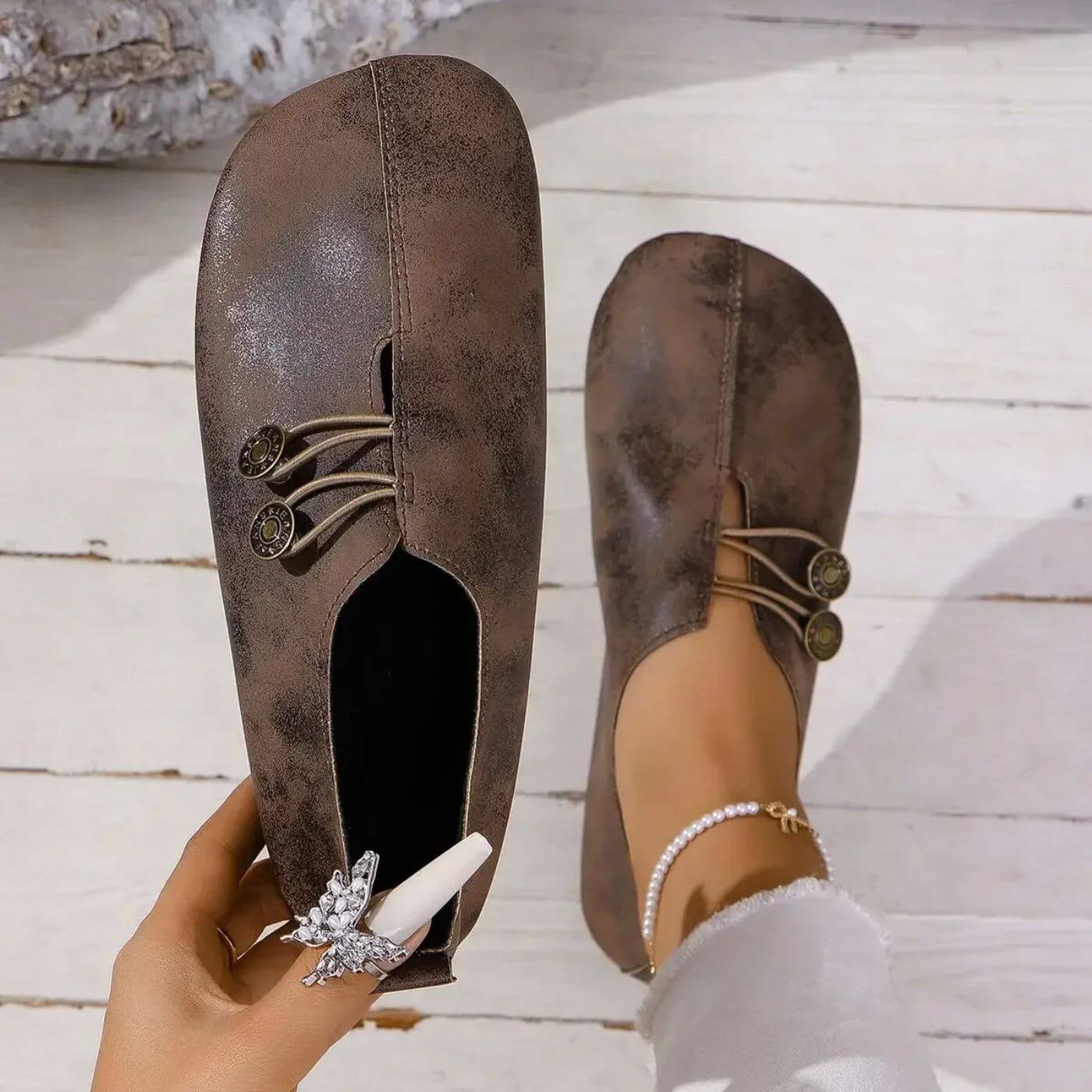 Scarpe ortopediche morbide e flessibili