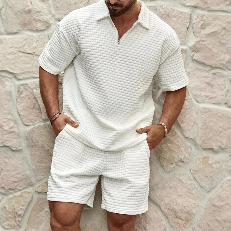 Set in maglia Waffle